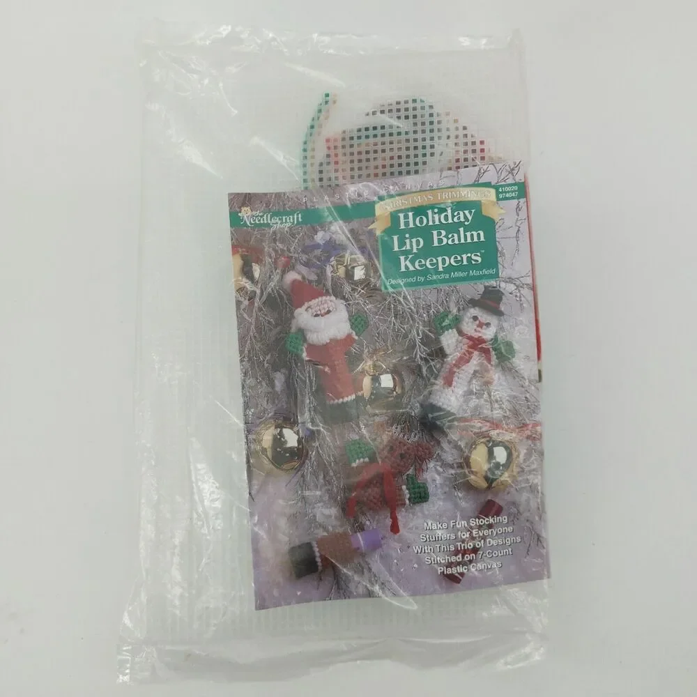 The Needlecraft Cross Stitch Shop Christmas Trimmings Holiday Lip Balm